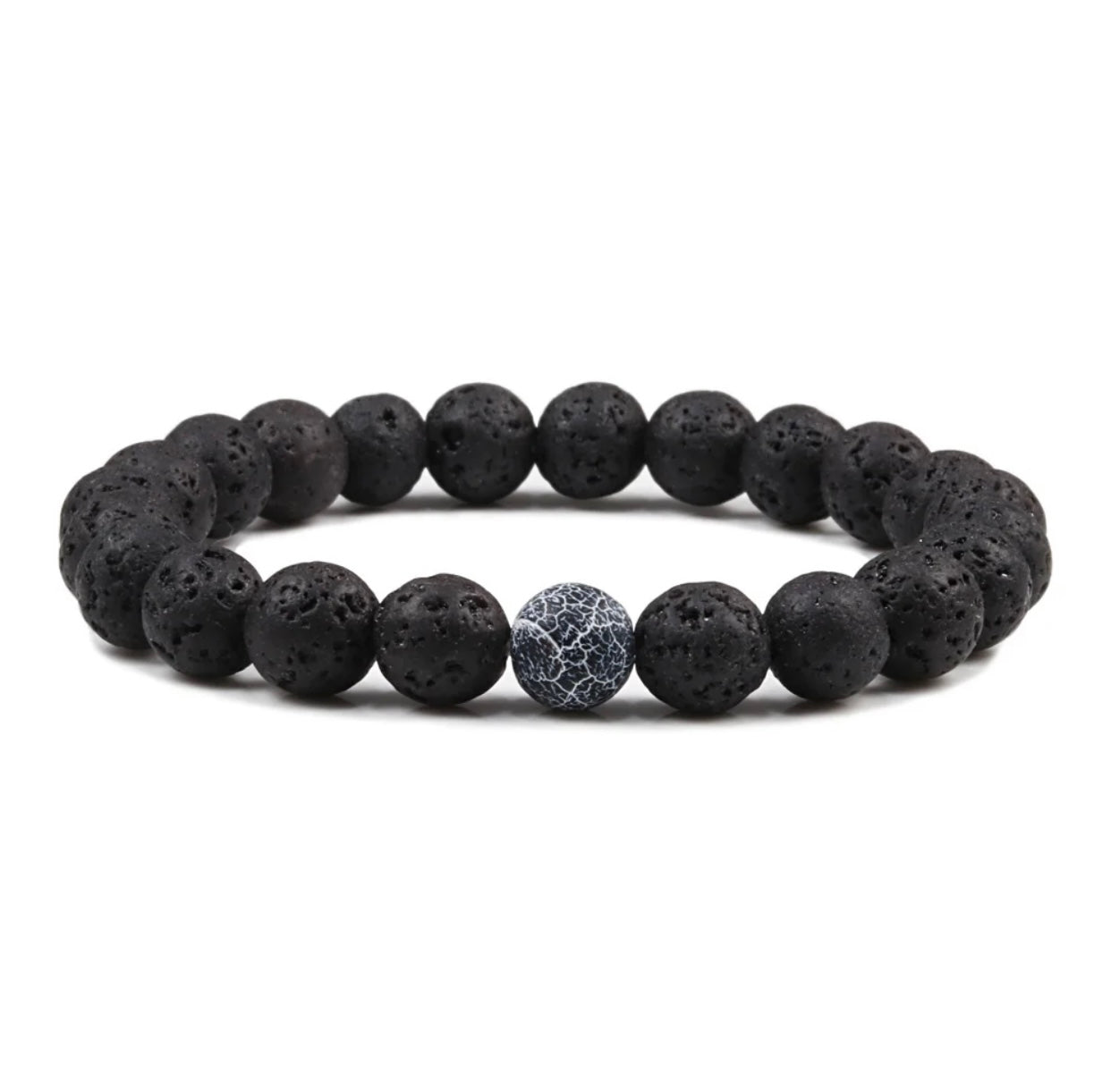 BLUE BLANC LAVA BRACELET