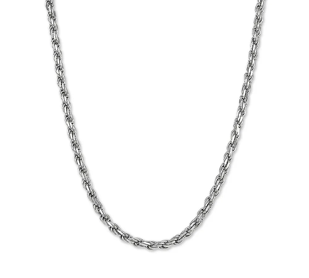 SILVER ROPE CHAIN