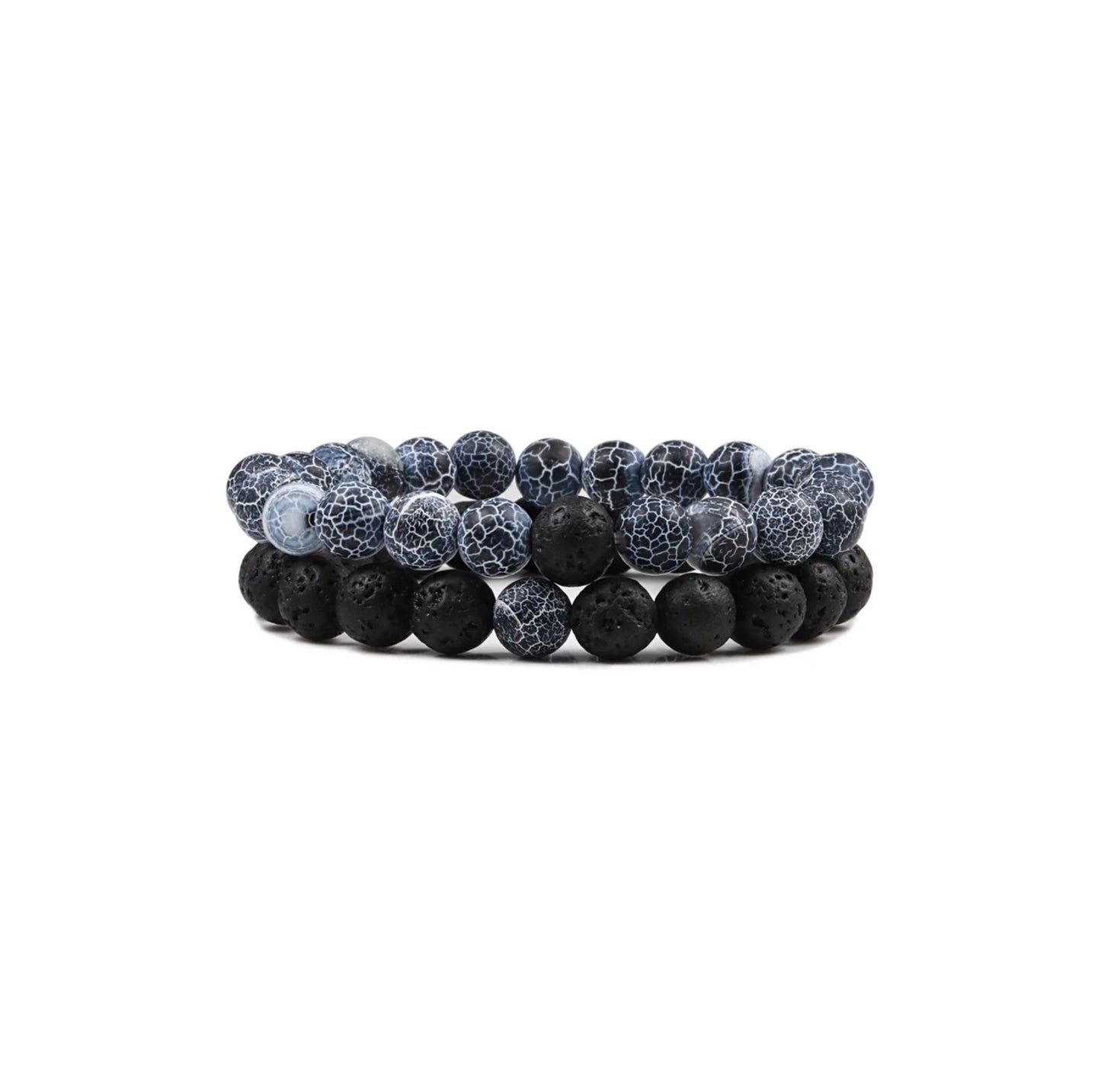 BLUE BLANC LAVA BRACELET