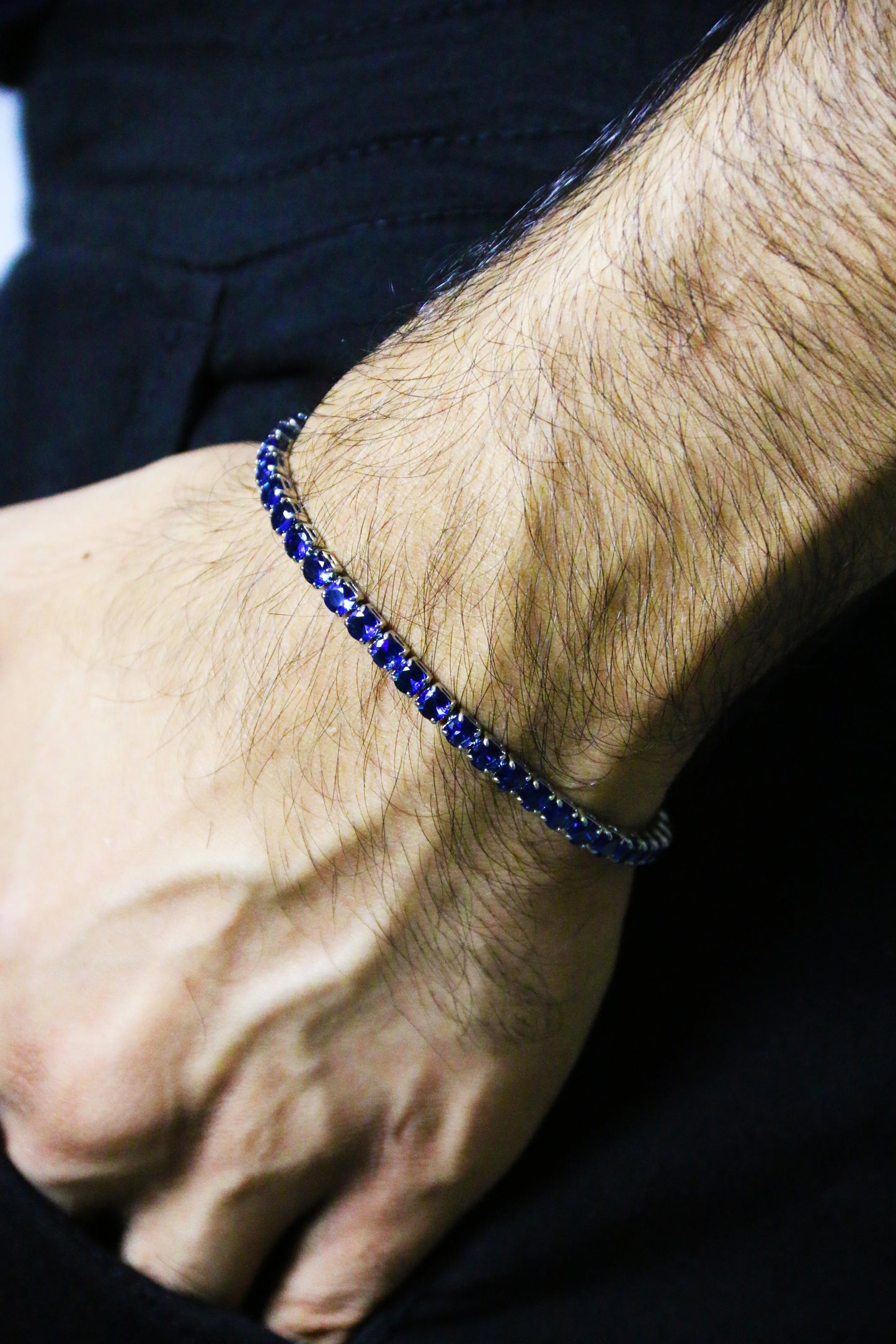 DARK BLUE TENNIS BRACELET