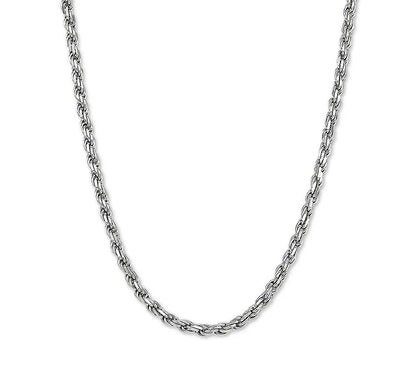 SILVER ROPE CHAIN