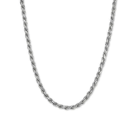 SILVER ROPE CHAIN