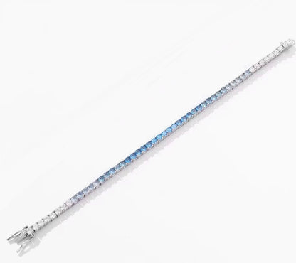 BLUE FONCE SHADE BRACELET 925 SILVER