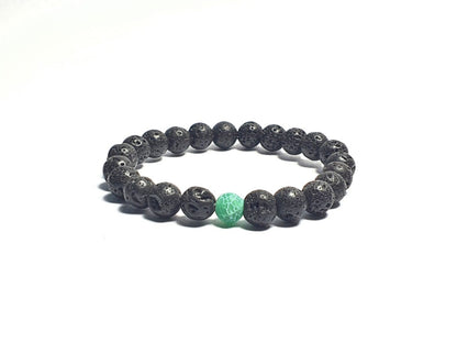 BLACK GREEN LAVA BRACELET