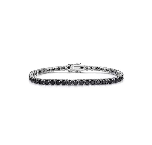NOIR TENNIS BRACELET 925 SILVER