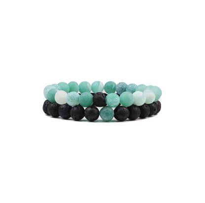 BLACK GREEN LAVA BRACELET