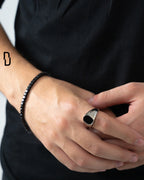 All BLACK TENNIS BRACELET