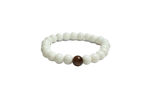 WHITE TIGER EYE BRACELET