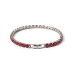 CHERRY RED TENNIS BRACELET