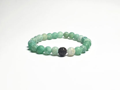 BLACK GREEN LAVA BRACELET
