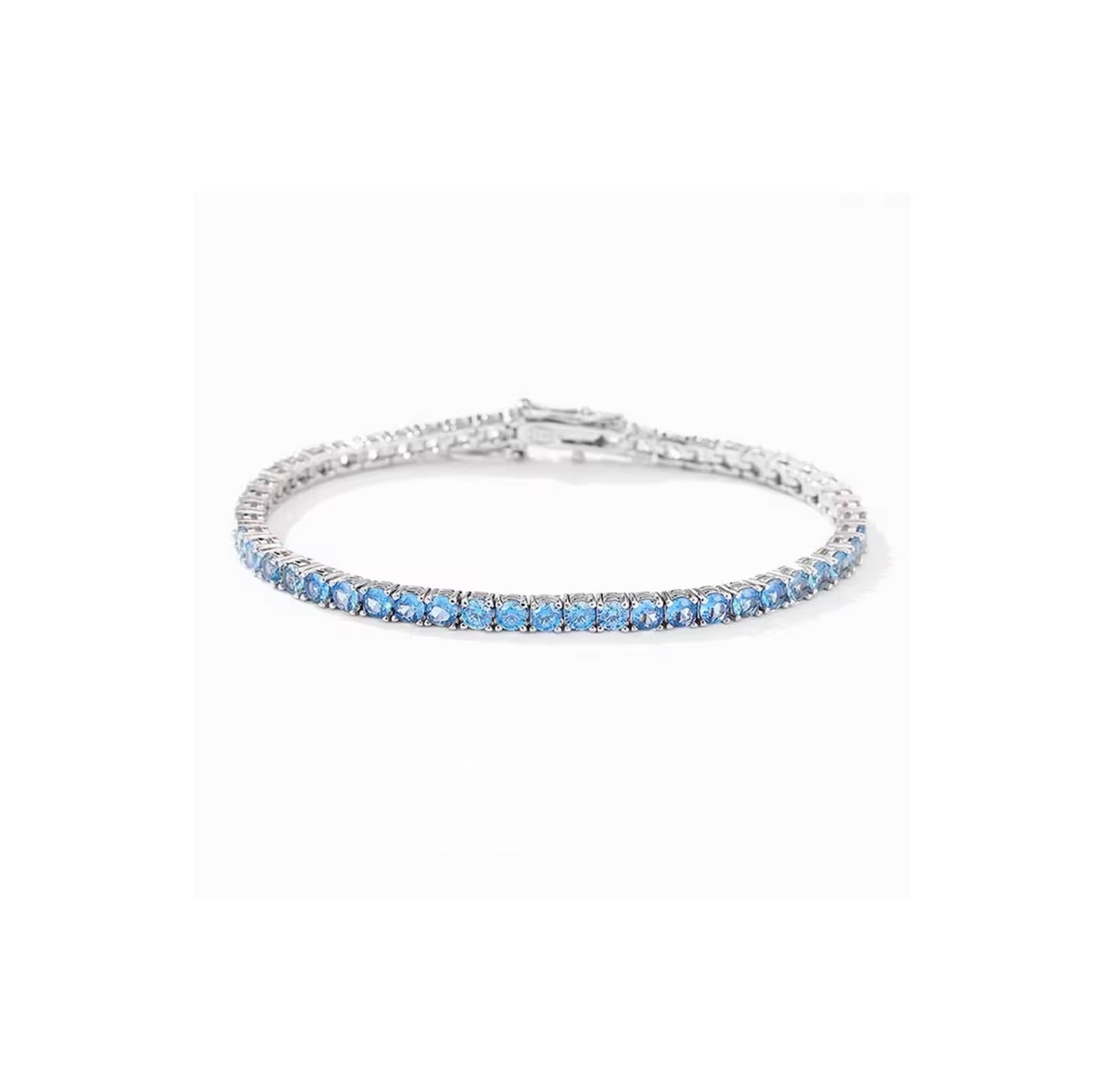 BLUE FONCE SHADE BRACELET 925 SILVER
