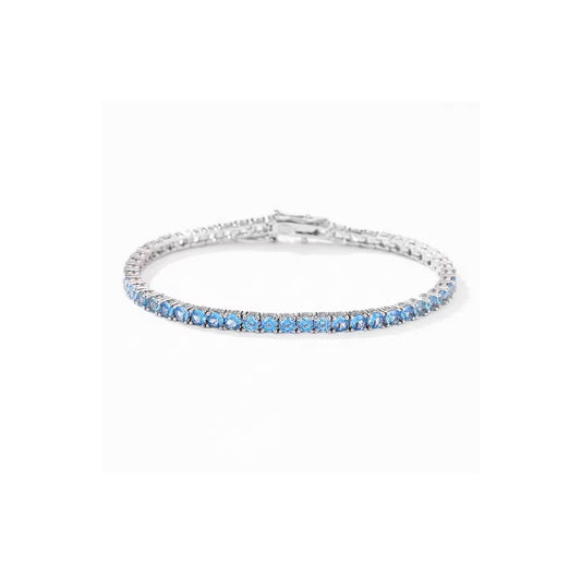 BLUE FONCE SHADE BRACELET 925 SILVER
