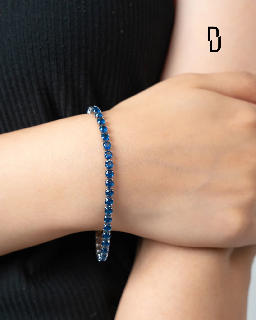 DARK BLUE TENNIS BRACELET