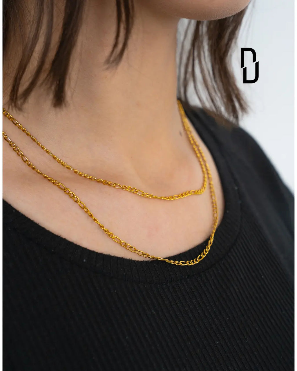 FIGARO CHAIN 3MM (GOLD)