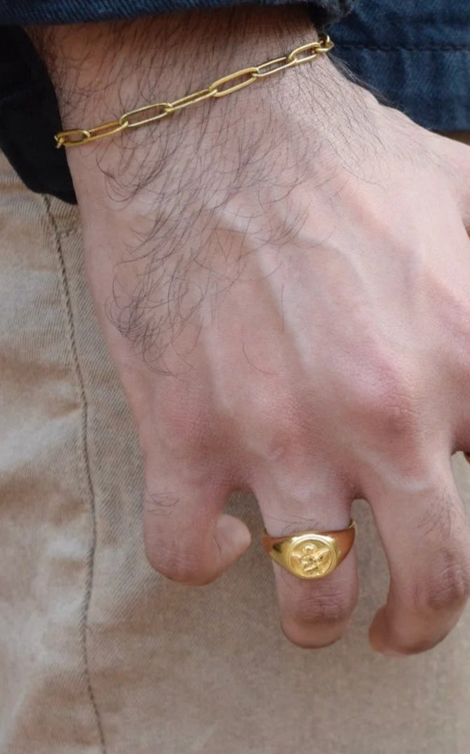 GOLDEN ANGELIC RING