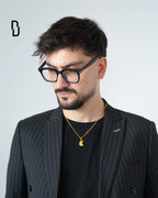 CHRISTOPHER HALFMOON PENDANT (GOLD)