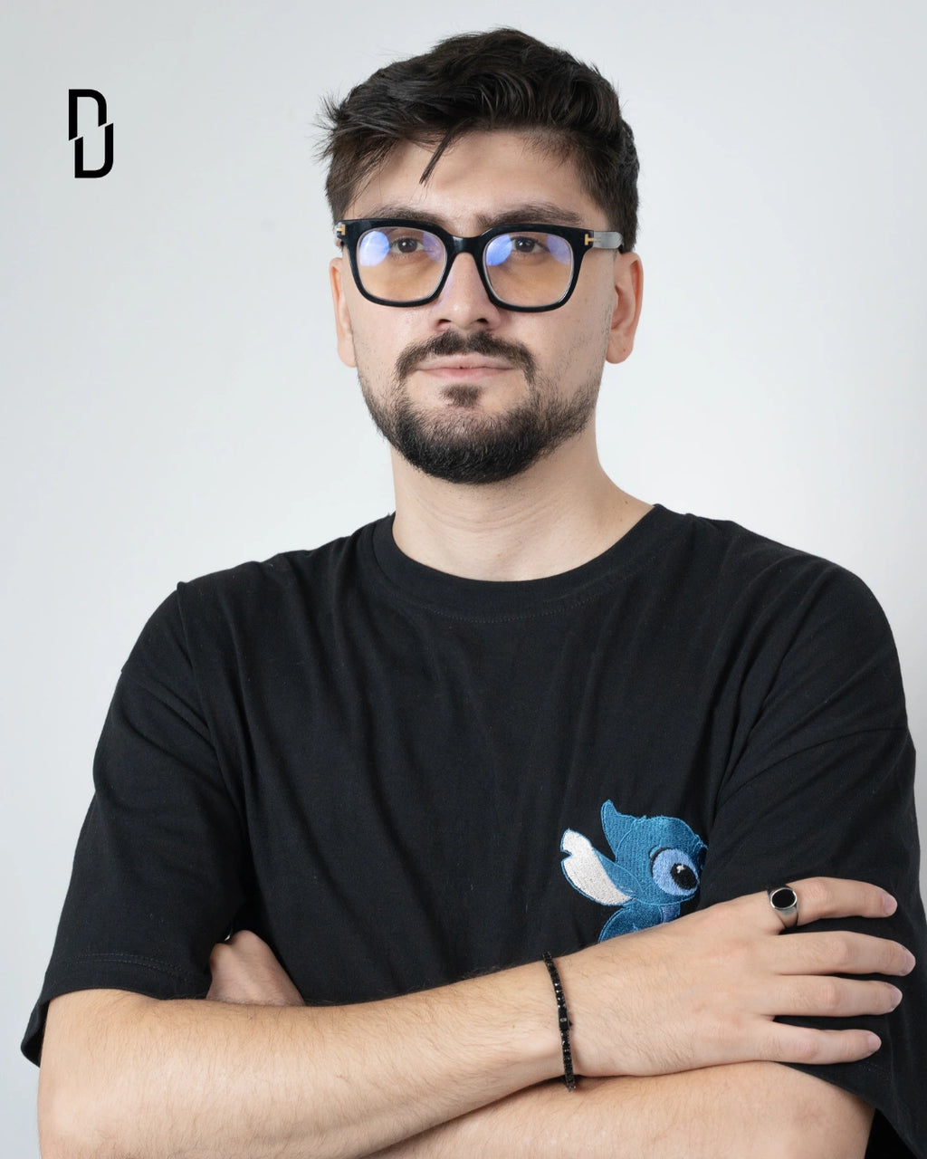 All BLACK TENNIS BRACELET