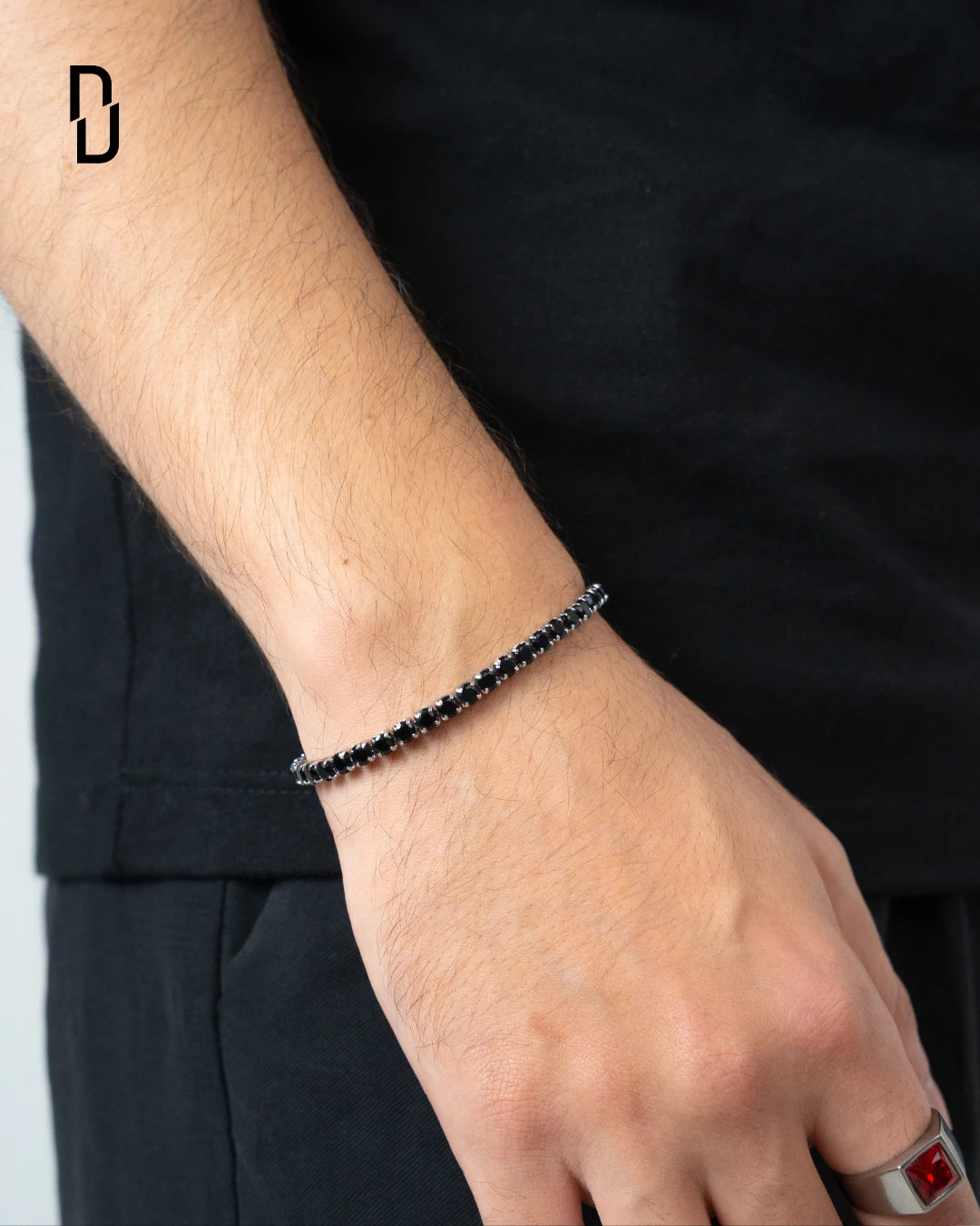 NOIR TENNIS BRACELET