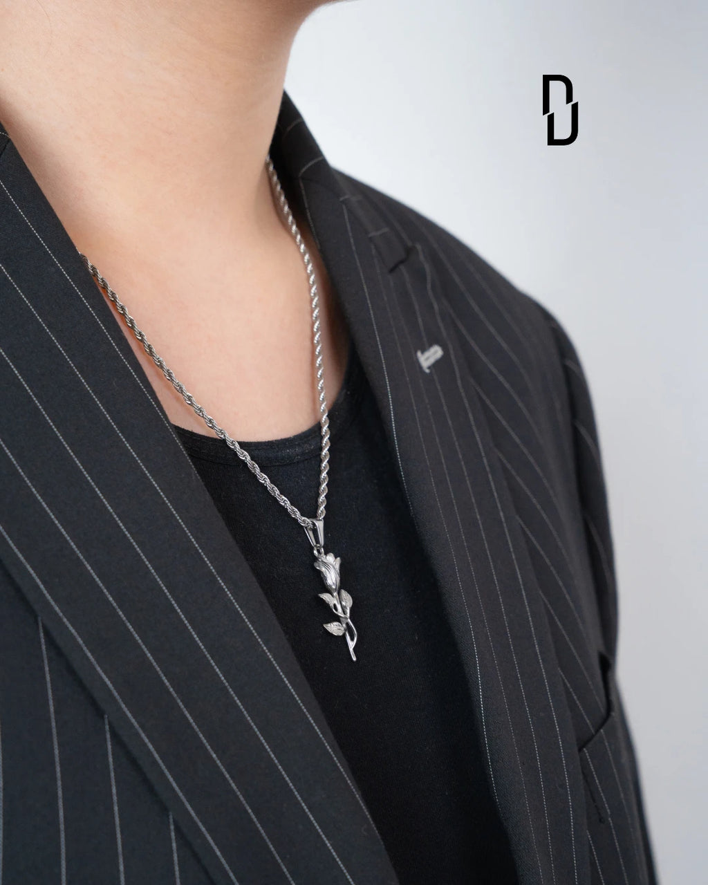 ROSE PENDANT (SILVER)