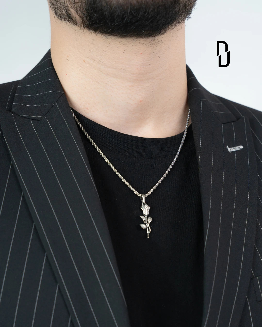 ROSE PENDANT (SILVER)