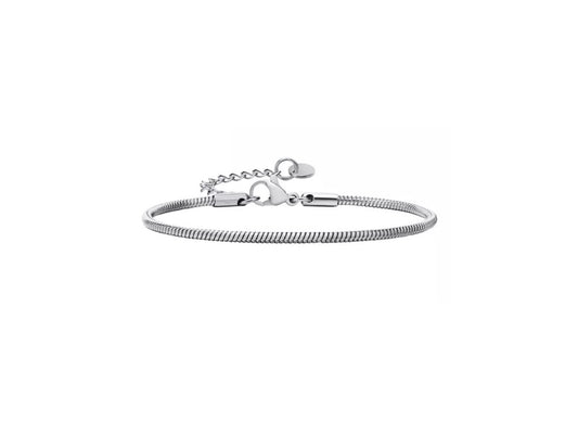 SNAKE CHAIN SILVER BRACELET 1.2MM