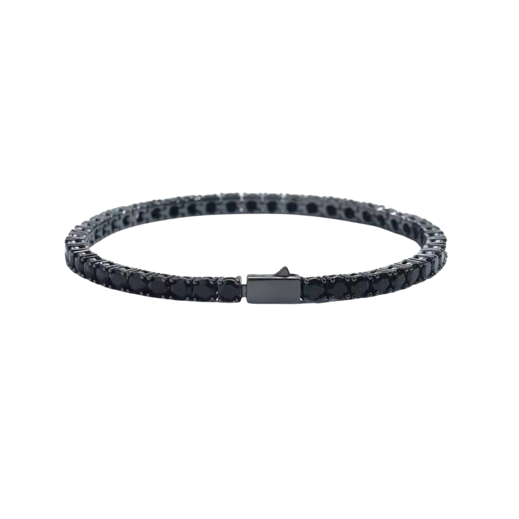 ALL BLACK TENNIS BRACELET (CLASSIC EDITION)