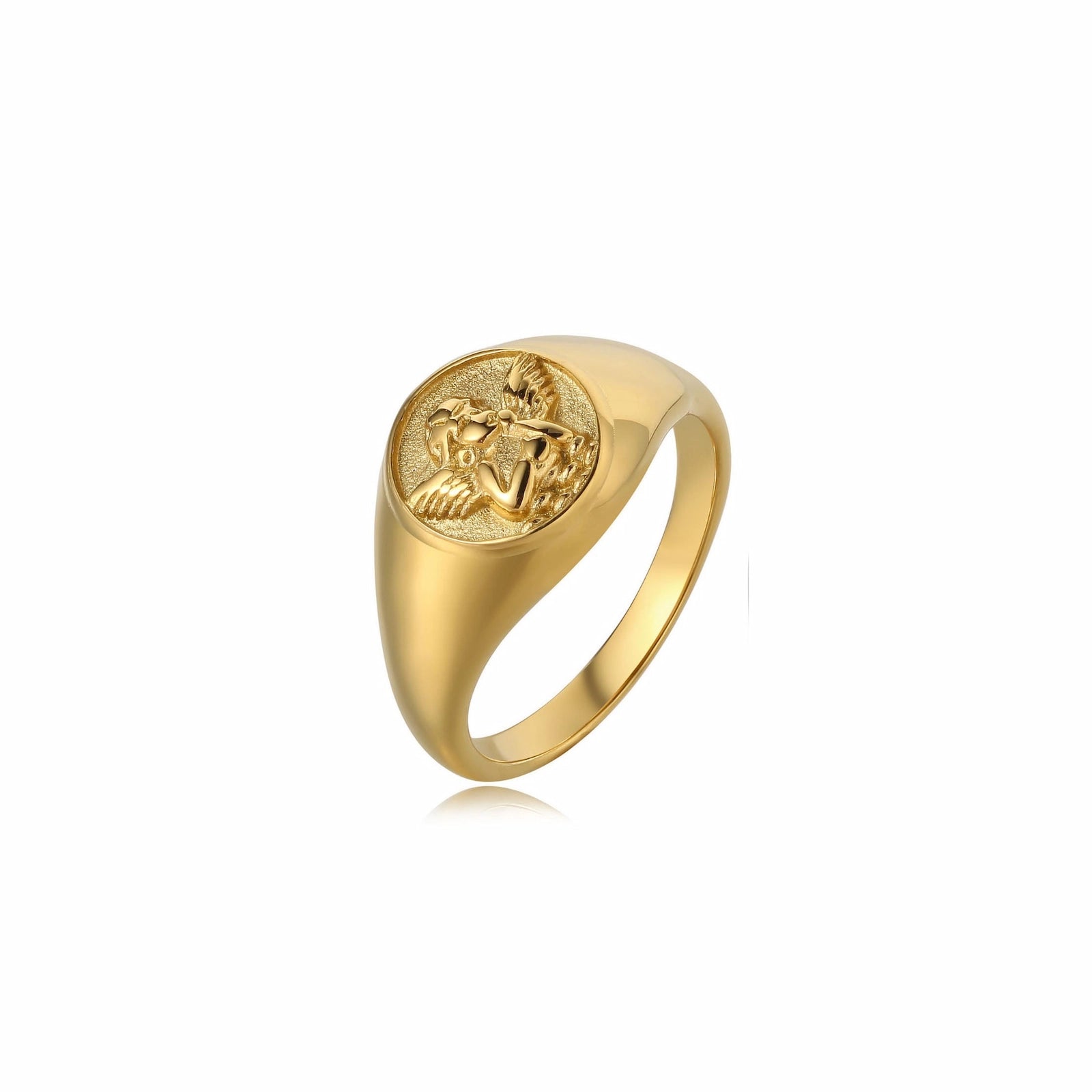 GOLDEN ANGELIC RING – The Dark
