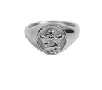 Aneglic ring Silver with Unisex design
