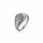 SILVER ANGELIC RING