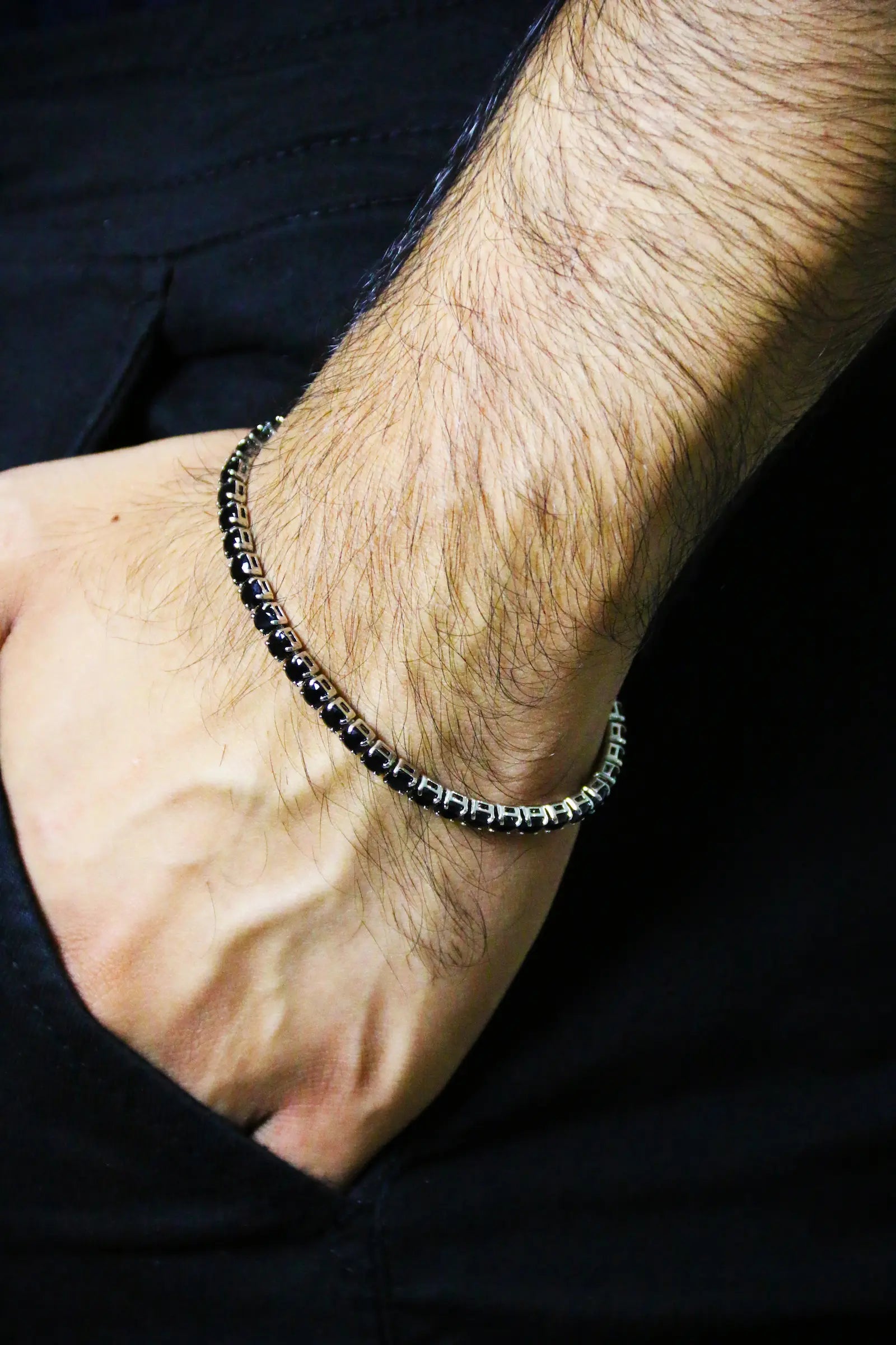 NOIR TENNIS BRACELET